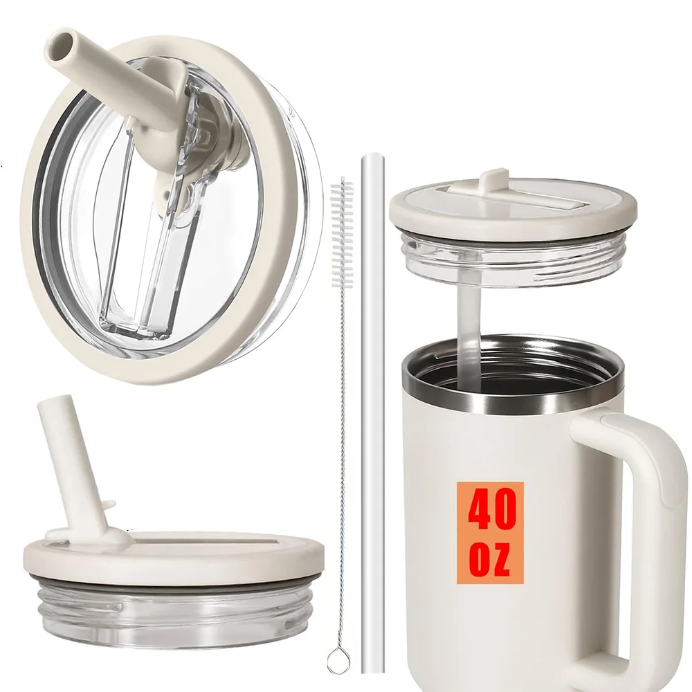 Откидная соломенная герметичная крышка на 40 унций для stanley h2.0