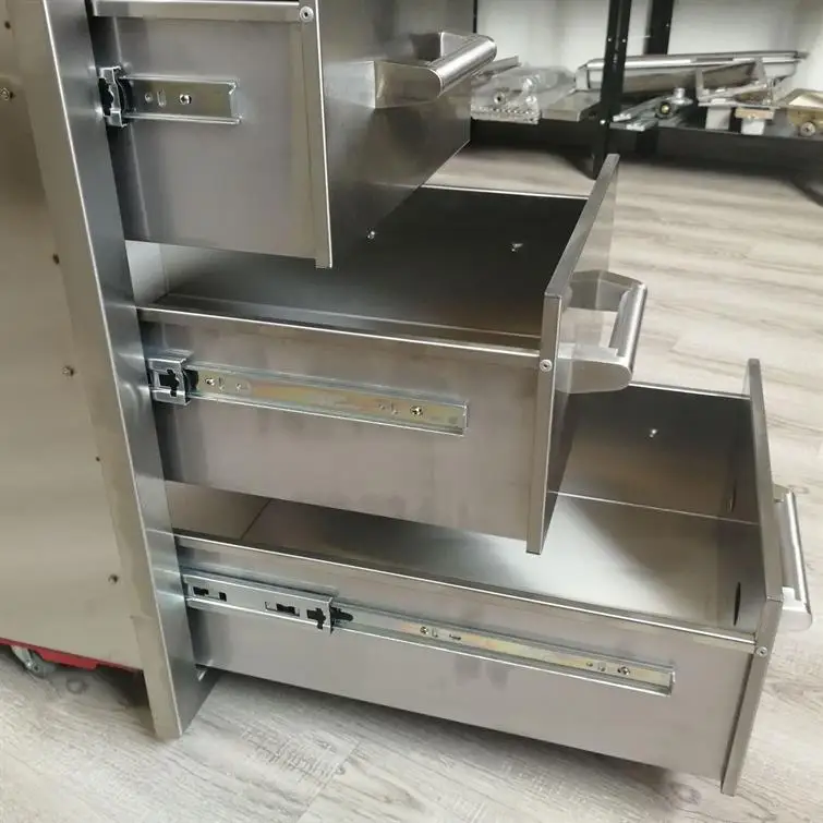 Заводские модульные уличные кухонные встроенные шкафы - Фотография_6