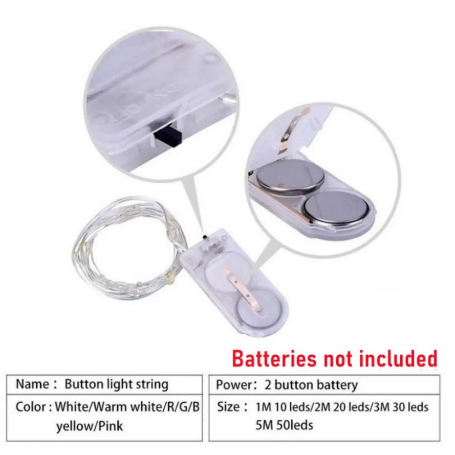 Медная проволочная гирлянда длиной 1 м - Фотография_6