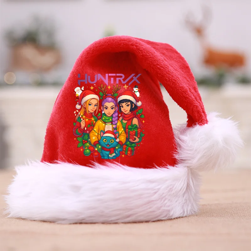 K pop demon hunter шапки санта-клауса