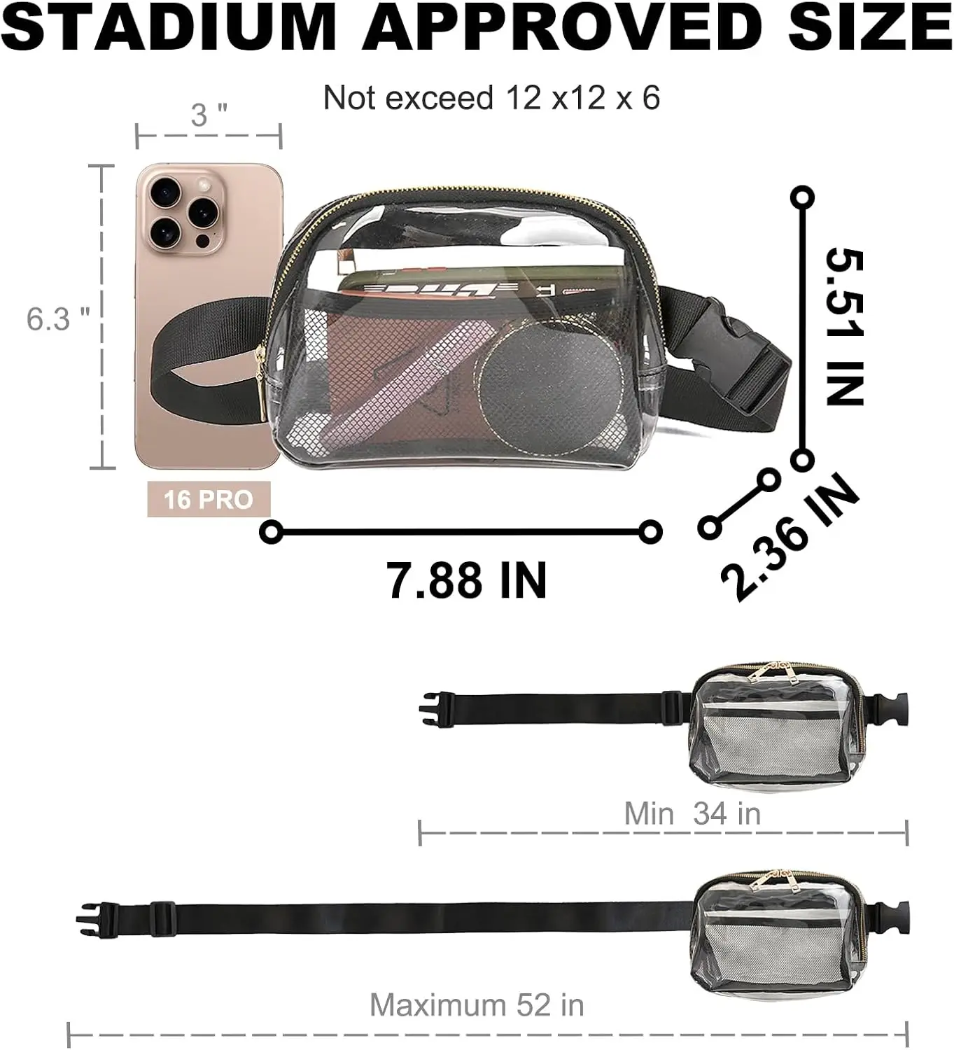 Прозрачная сумка для стадионных мероприятий - Фотография_3