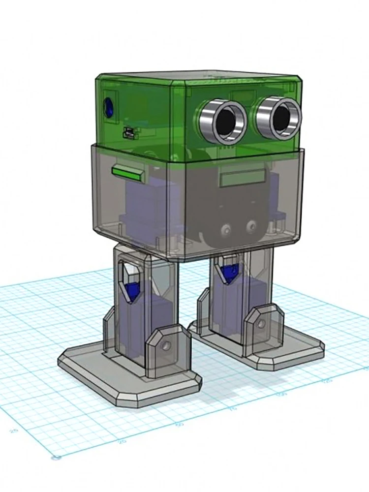 3d otto robot shell robot diy kit с открытым исходным кодом - Фотография_3