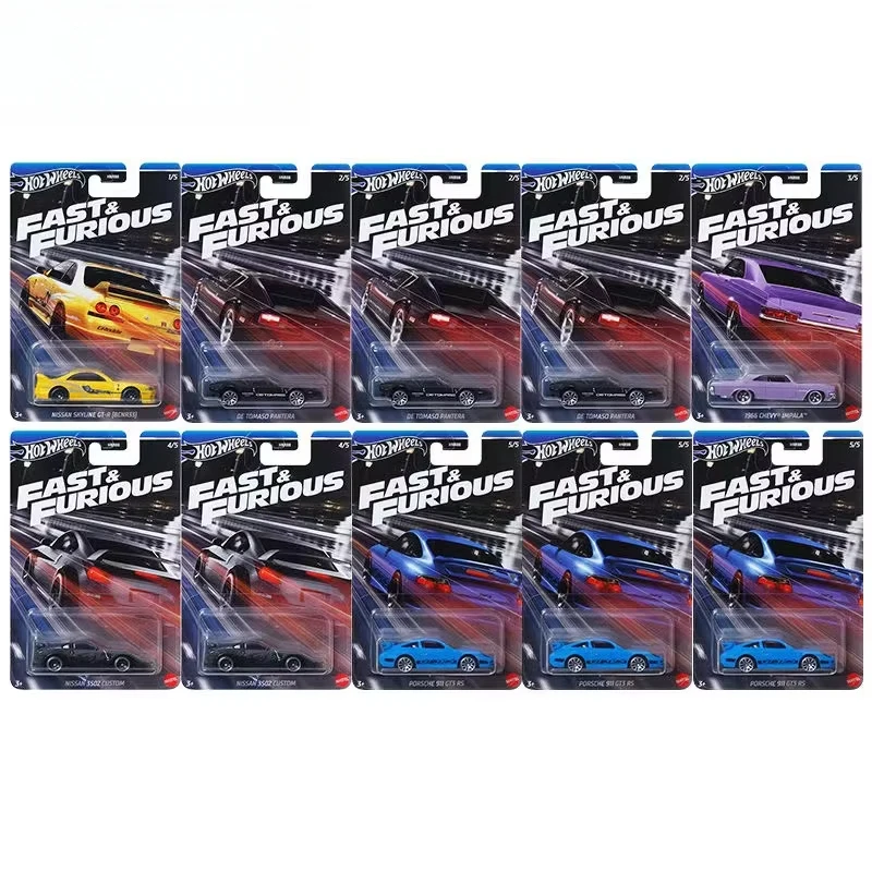 Оригинальный автомобиль hot wheels fast & furious boys toys 1