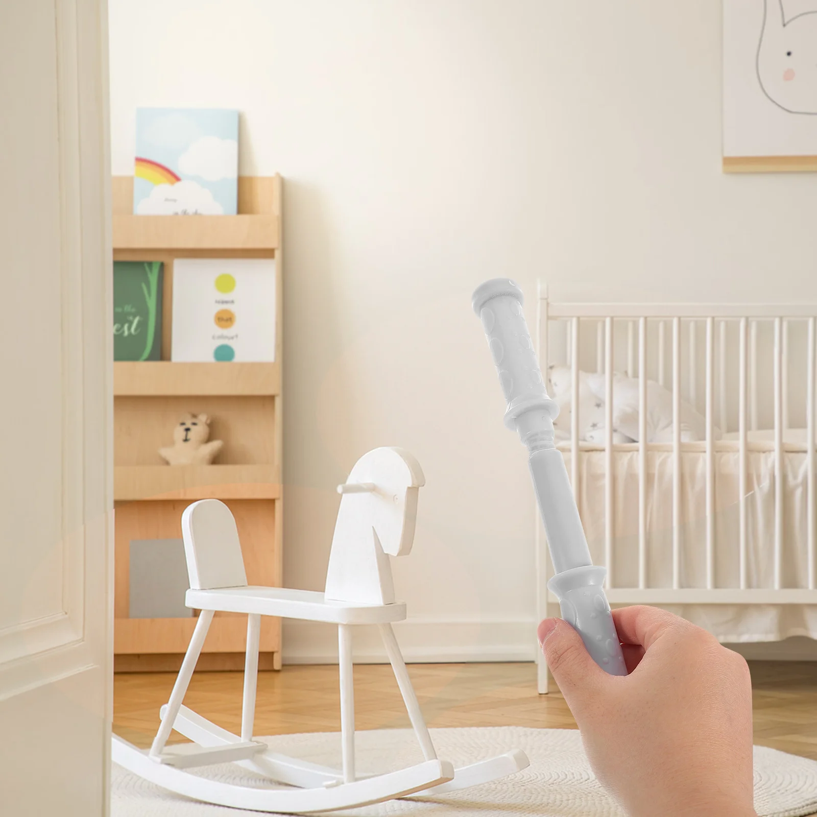 Универсальная пластиковая ручка-качалка для детей - Фотография_4