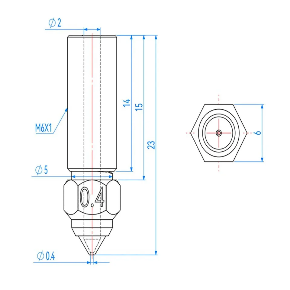 Форсунка creality ender 3 v3 ke k1/k1 max 0 - Фотография_6