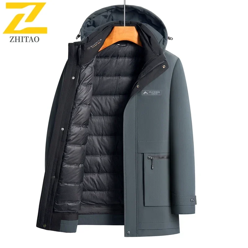 Зимняя толстая куртка на гусином пуху - Фотография_6