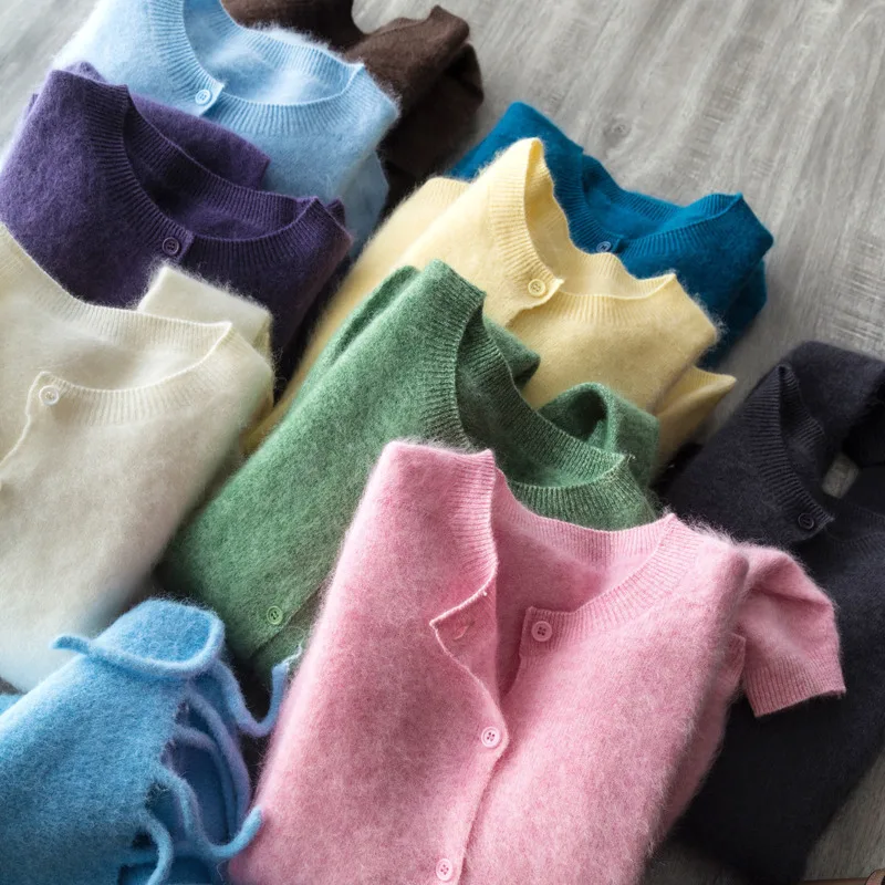 Женский флисовый шерстяной кашемировый свитер - Фотография_2