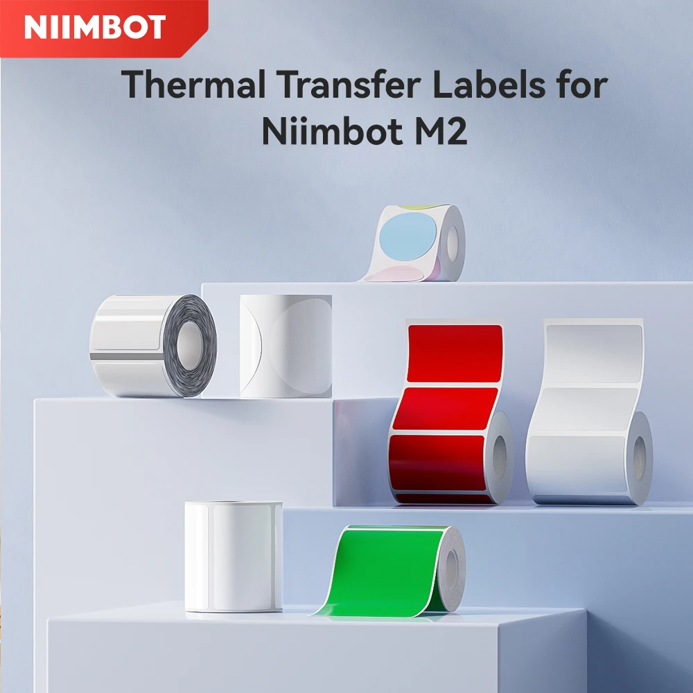 Термотрансферные этикетки для принтера niimbot m2/m3