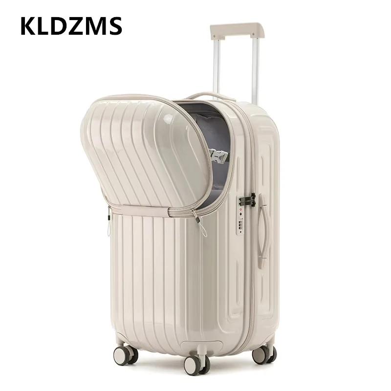 Klqdzms новый 20-дюймовый чемодан с передним отверстием для посадки - Фотография_2