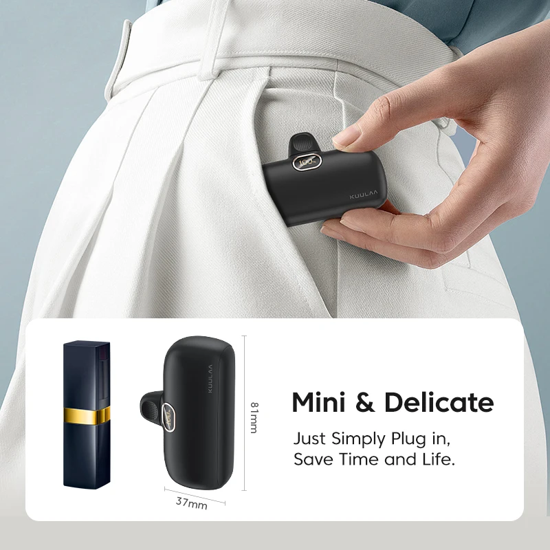 Kuulaa mini power bank 5000 мач - Фотография_4