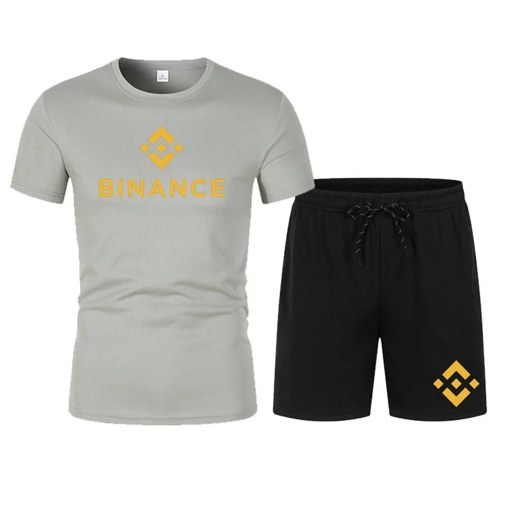 Binance криптомужские шорты для спортзала - Фотография_3