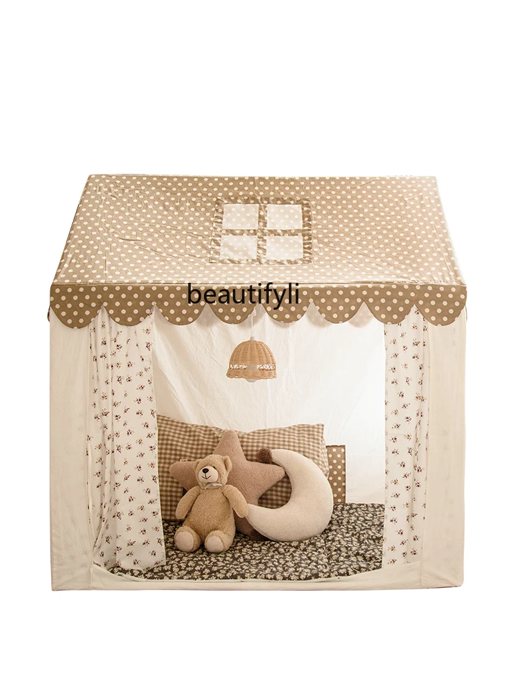 Палатка для дома из чистого хлопка с цветочным принтом