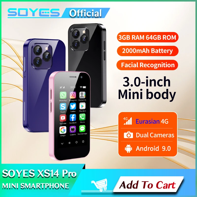 Soyes xs14 pro супер мини телефон
