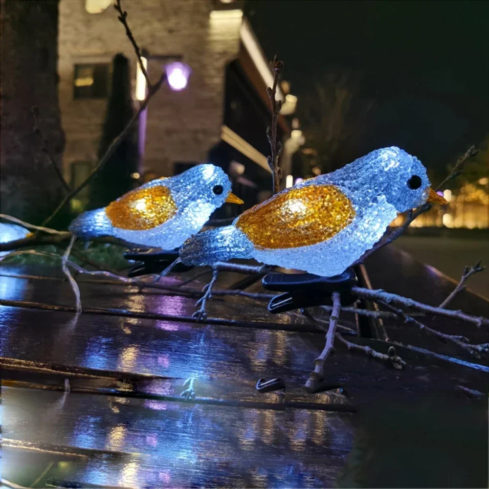 Водонепроницаемый акриловый birdgarland lights5 светодиодов usb-батарея - Фотография_3