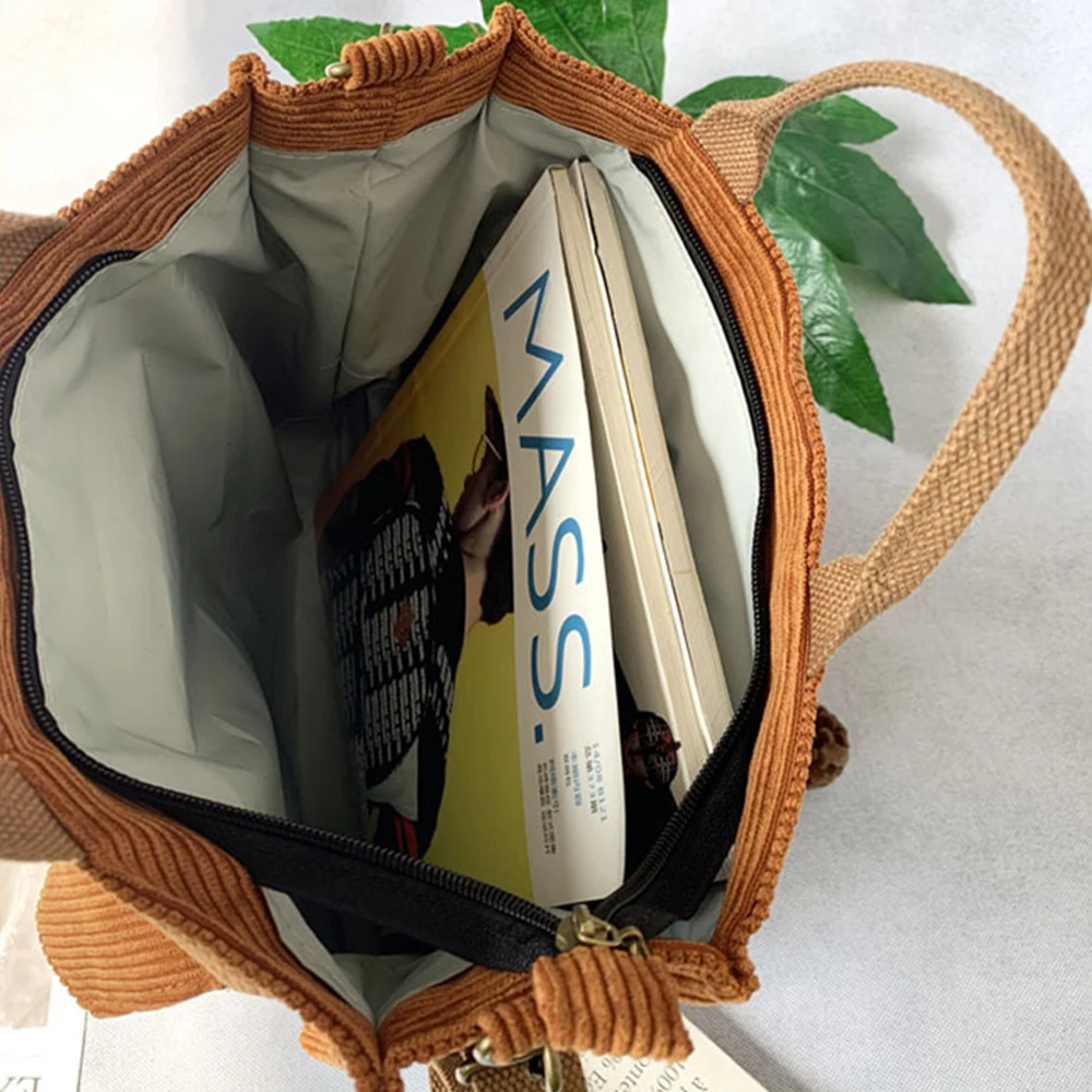 Сумка на плечо женская вельветовая - Фотография_6