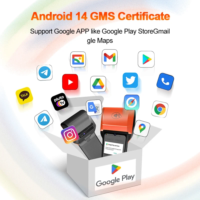 6,5-дюймовый мобильный pos-память android 14 - Фотография_4