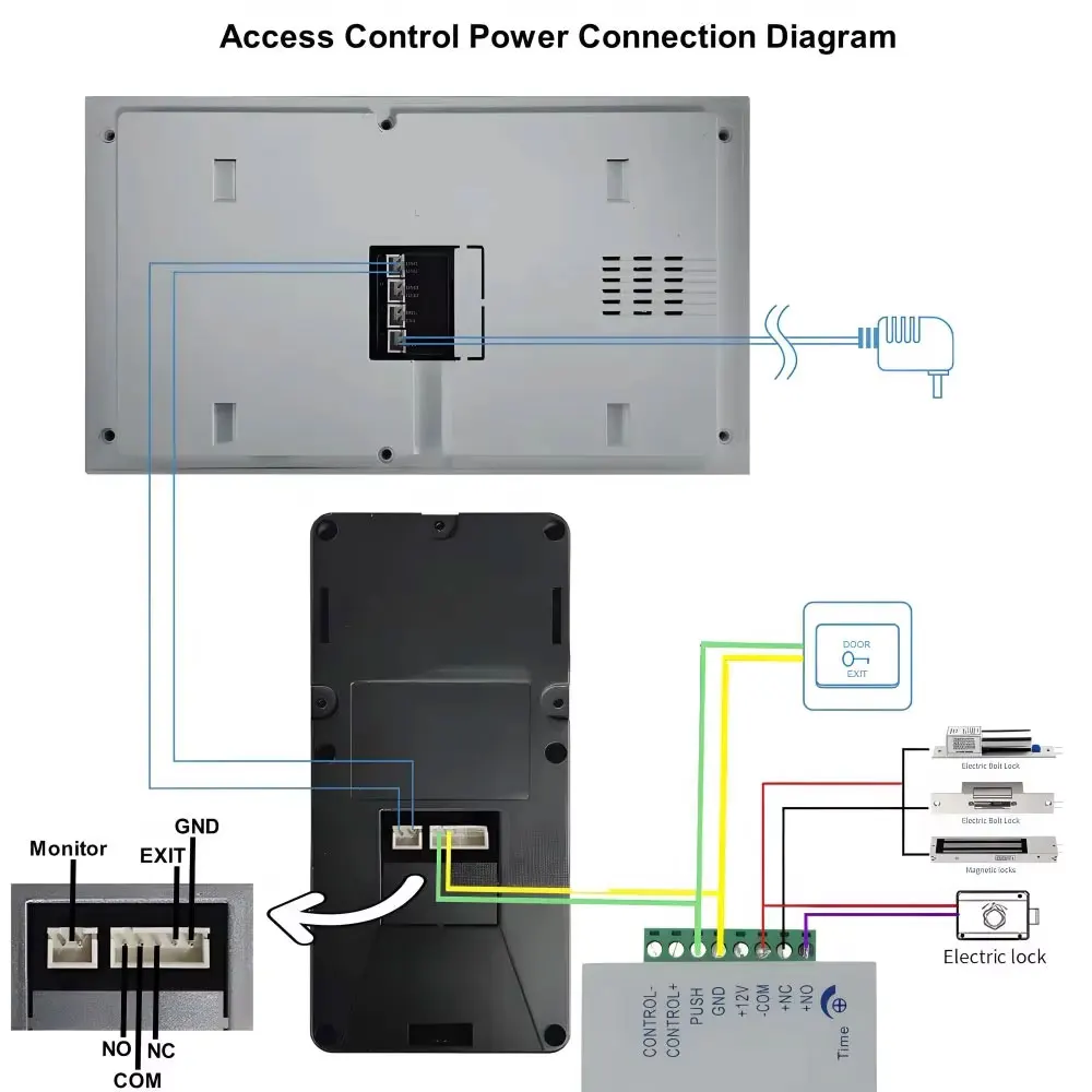 Беспроводная wi-fi 2-проводная видеодомофонная система - Фотография_5