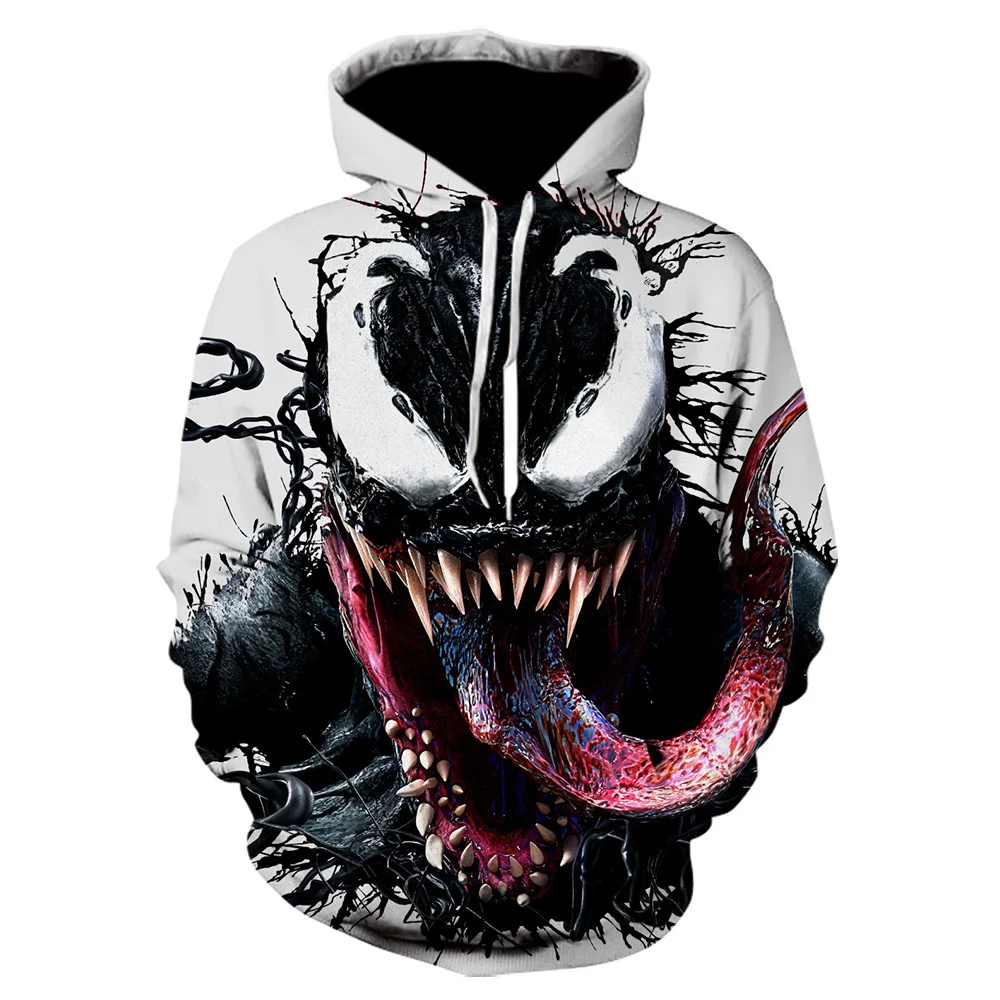 Новая мужская толстовка с 3d venom