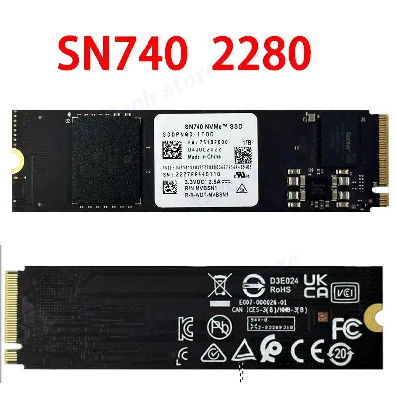Sn740 1 тб 512g 256 гб ssd m - Фотография_6