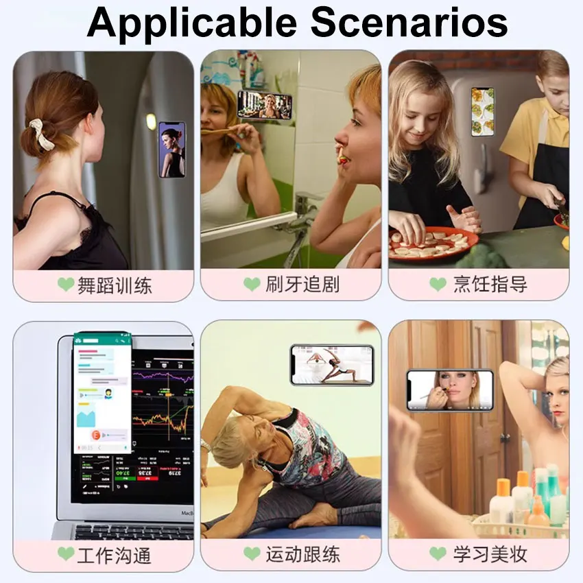 Двусторонняя силиконовая присоска в форме сердца - Фотография_6