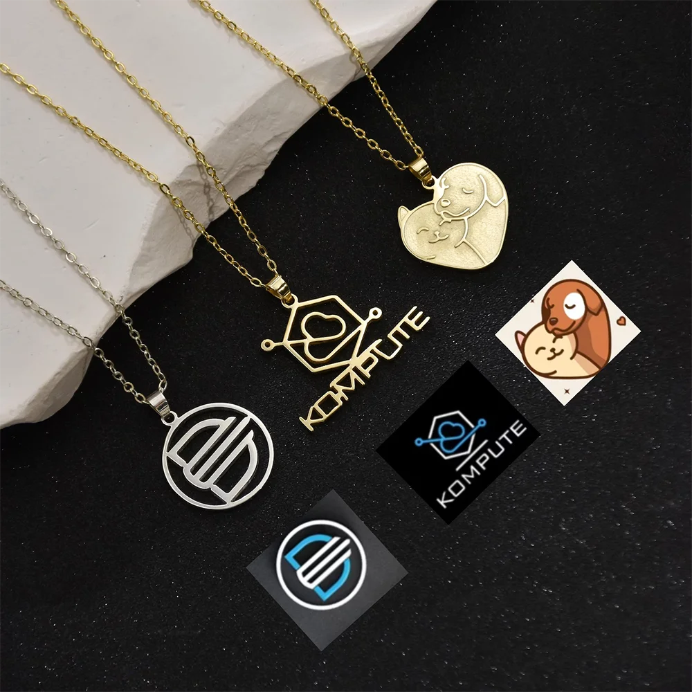 Ожерелье с логотипом компании по индивидуальному заказу - Фотография_3