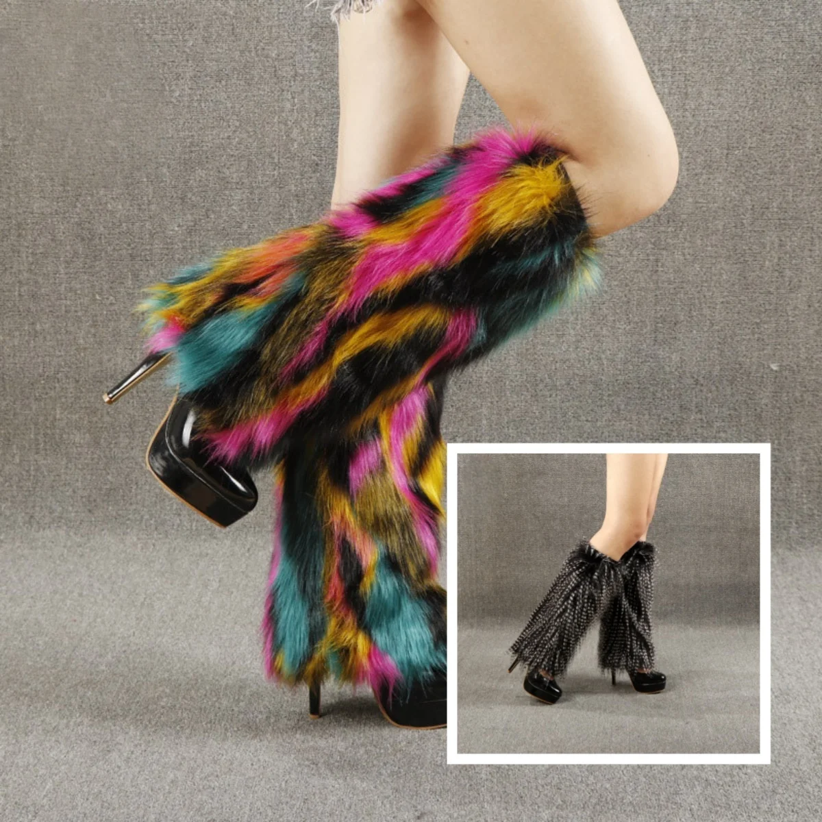 Гетры из искусственного меха - Фотография_6