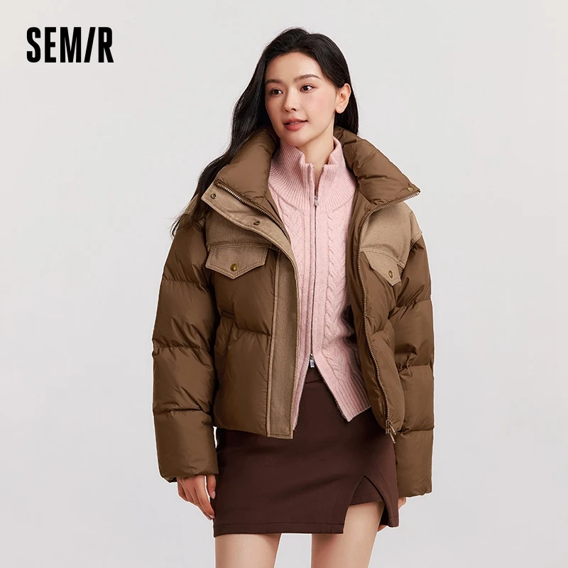 Пуховик semir, женский водонепроницаемый