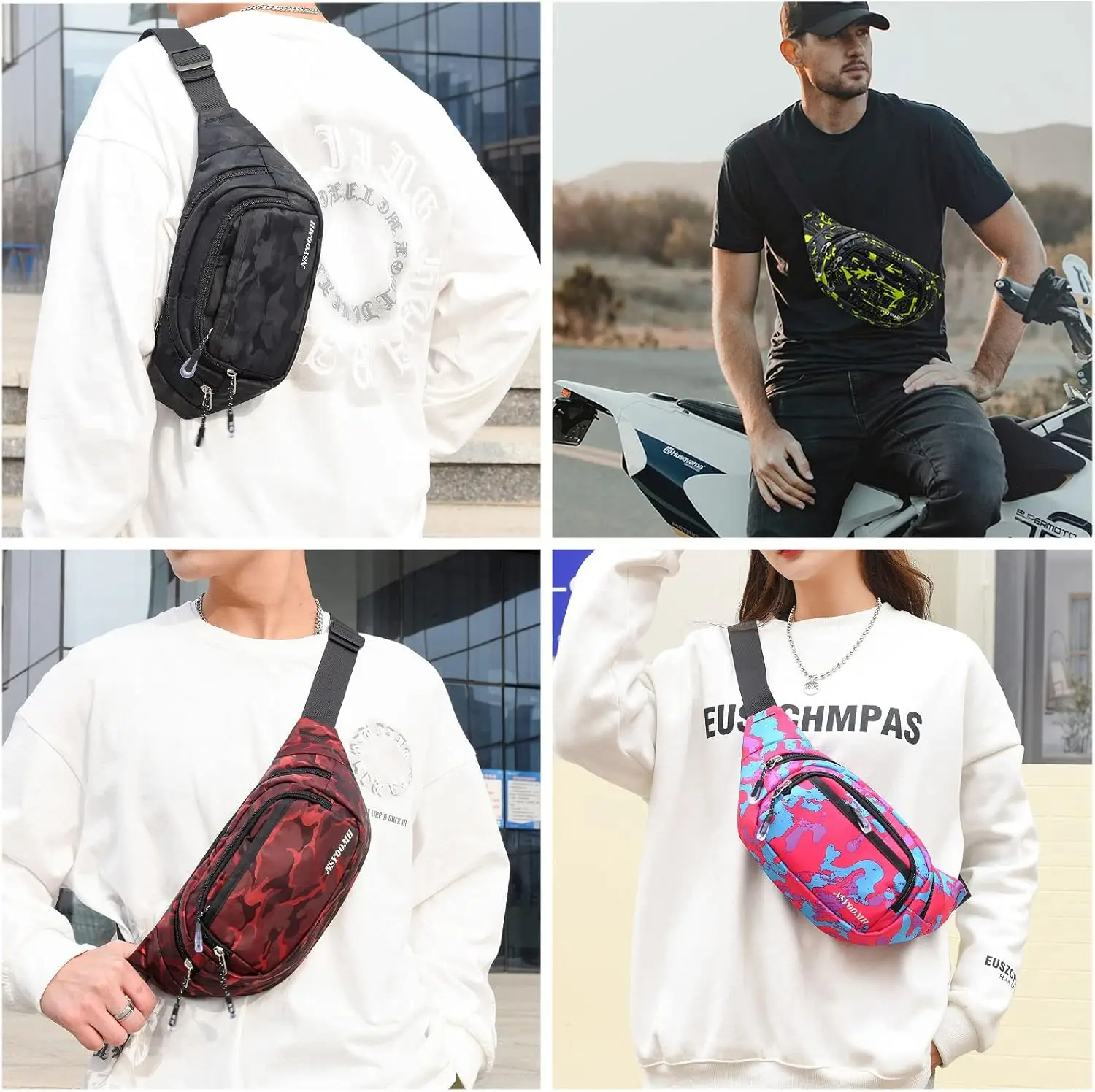 Мужская поясная сумка через плечо - Фотография_5