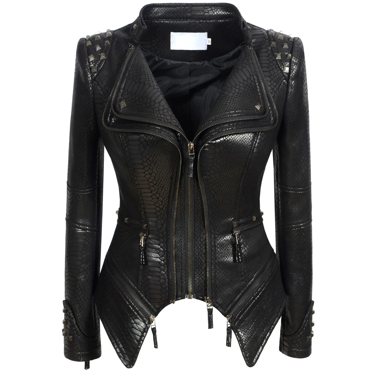 Женская зимняя куртка из искусственной - Фотография_5