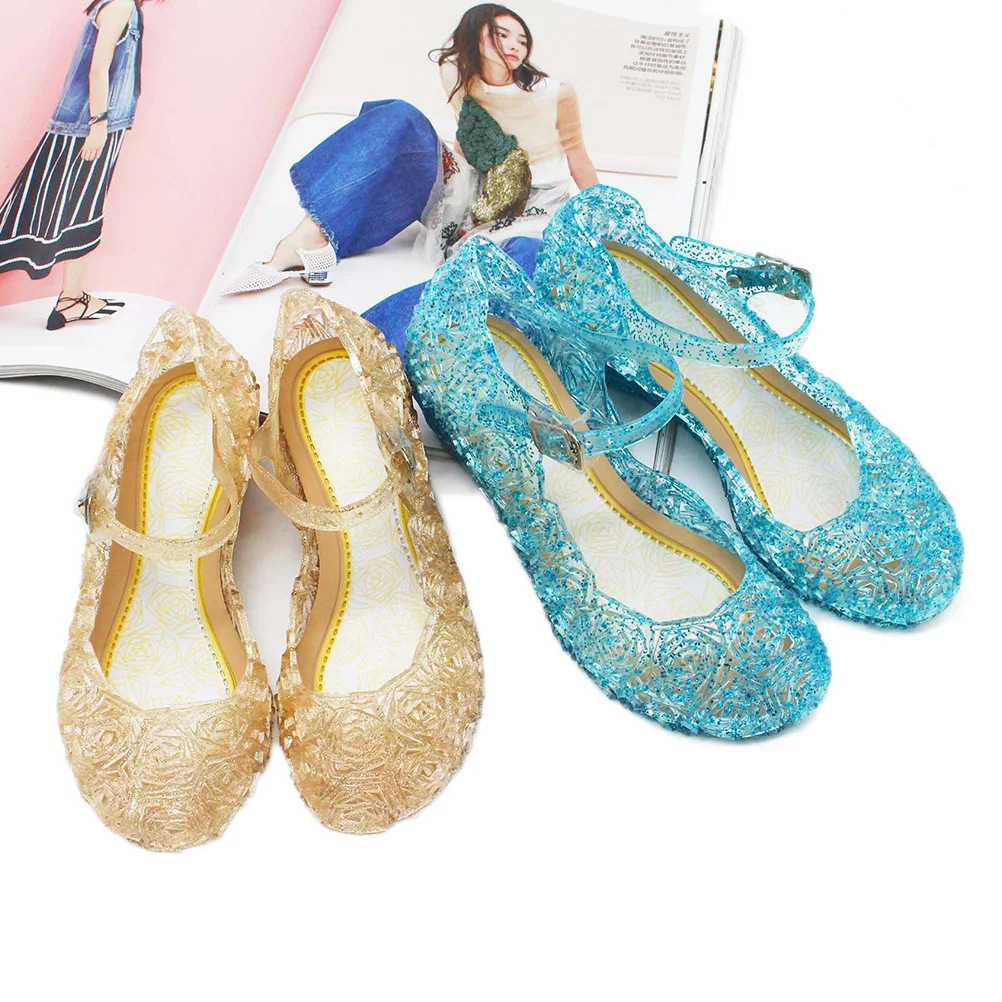 1 пара детских сандалий jelly sky-blue - Фотография_3