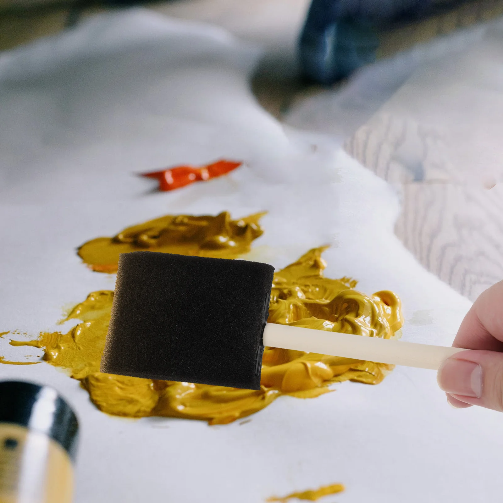 Детская губка, кисть для рисования - Фотография_3