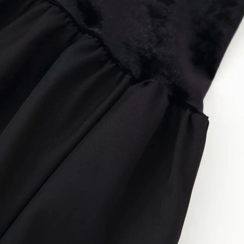 Вельветовое платье в европейском - Фотография_6