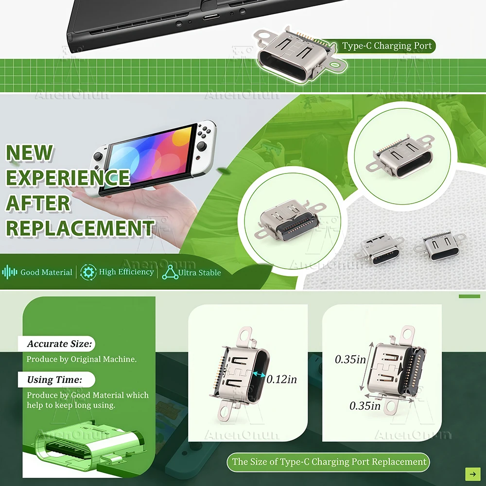 Переключатель oled usb-c порт зарядки - Фотография_6