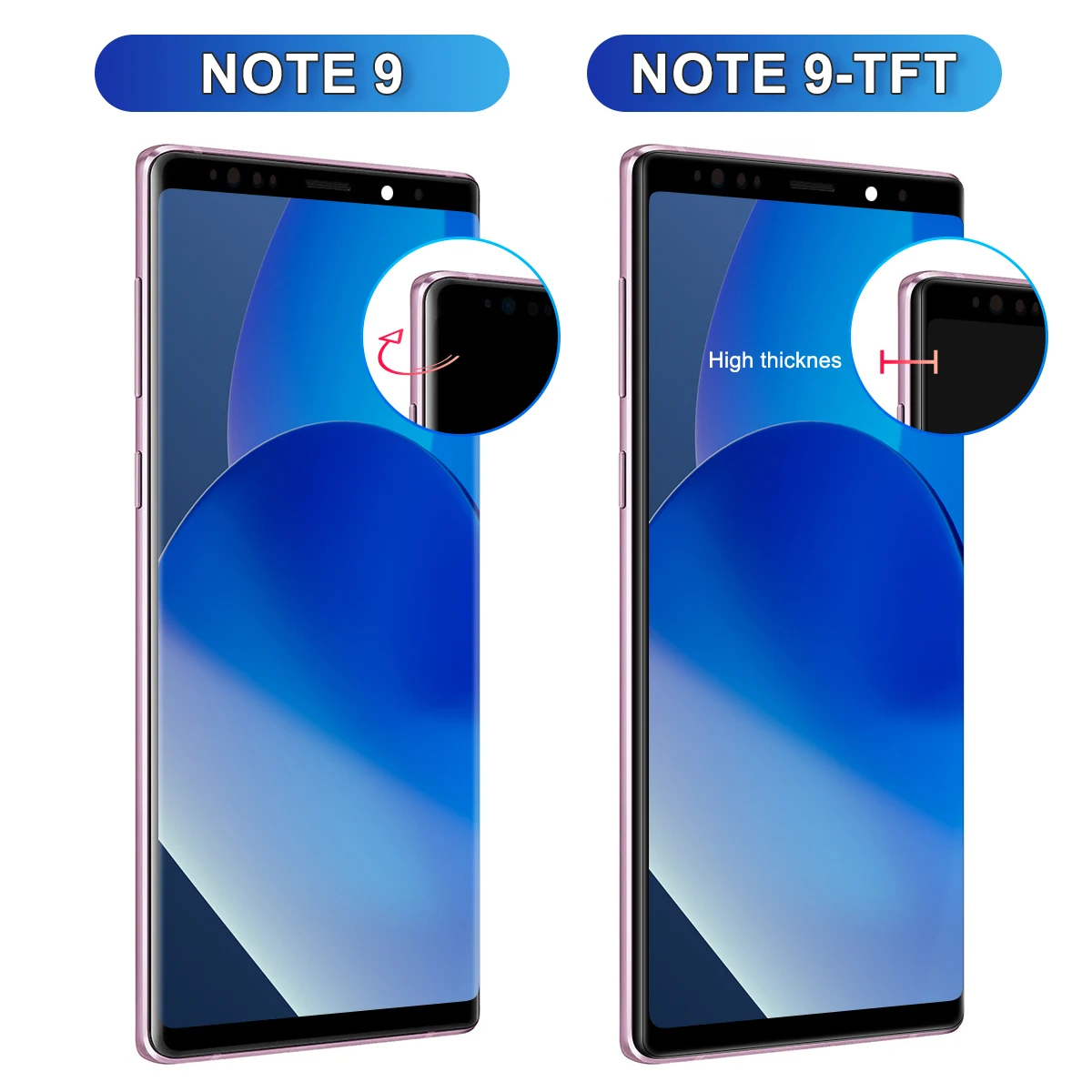 Запчасти для дигитайзера сенсорного жк-экрана note 9 - Фотография_2