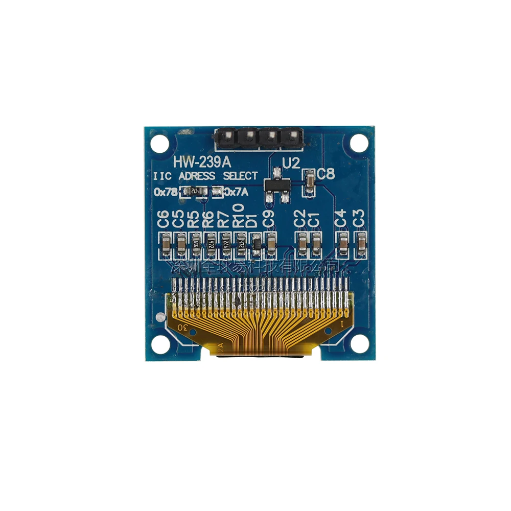 0,96-дюймовый oled ssd1306 белый/синий/желтый - Фотография_5