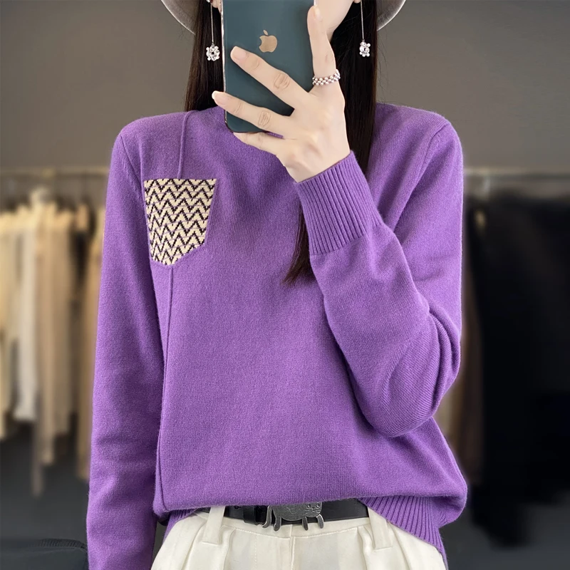 Женский кашемировый свитер 2024