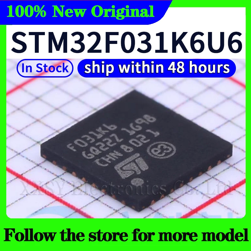 Stm32f031k6u6 stm32f031g6u6 stm32f031c6t6 - Фотография_3