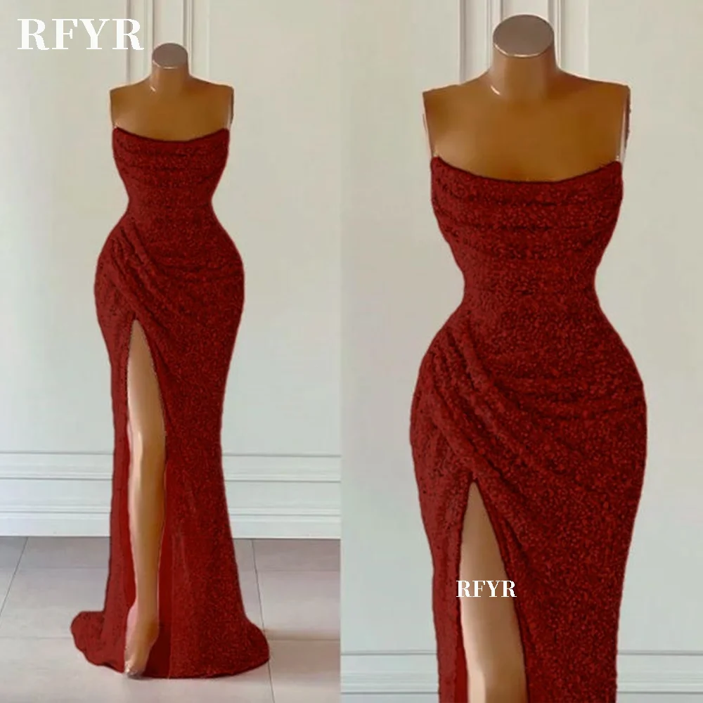 Rfyr блестящие розовые вечерние - Фотография_5