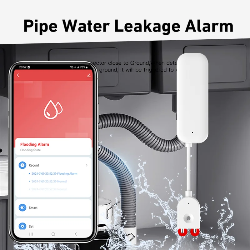 Tuya zigbee wi-fi датчик утечки - Фотография_5