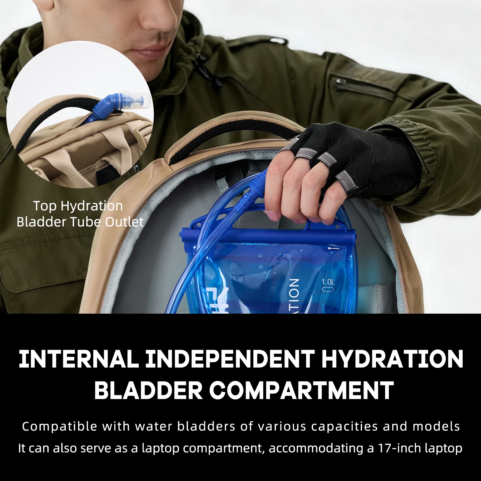 Timeet тактическая спортивная сумка для треккинга - Фотография_6