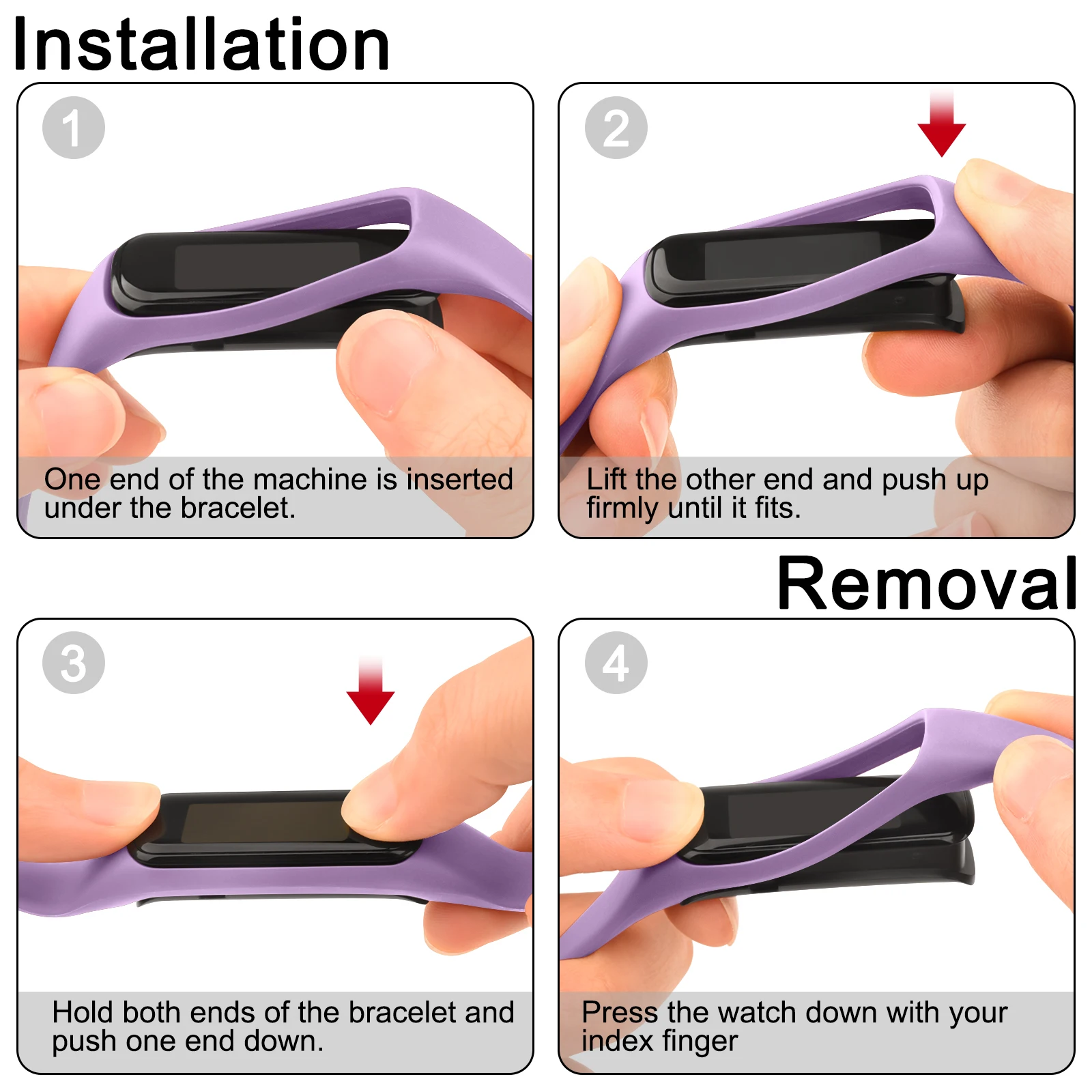 Мягкий силиконовый ремешок для samsung galaxy fit 2 - Фотография_5