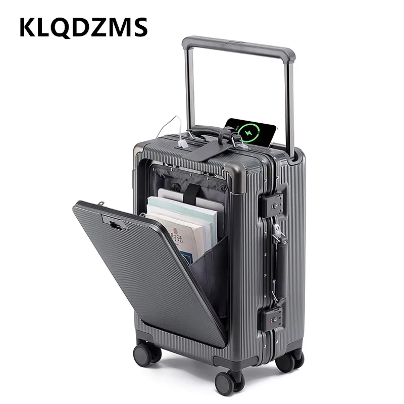 Klqdzms чемодан с зарядкой через usb - Фотография_4