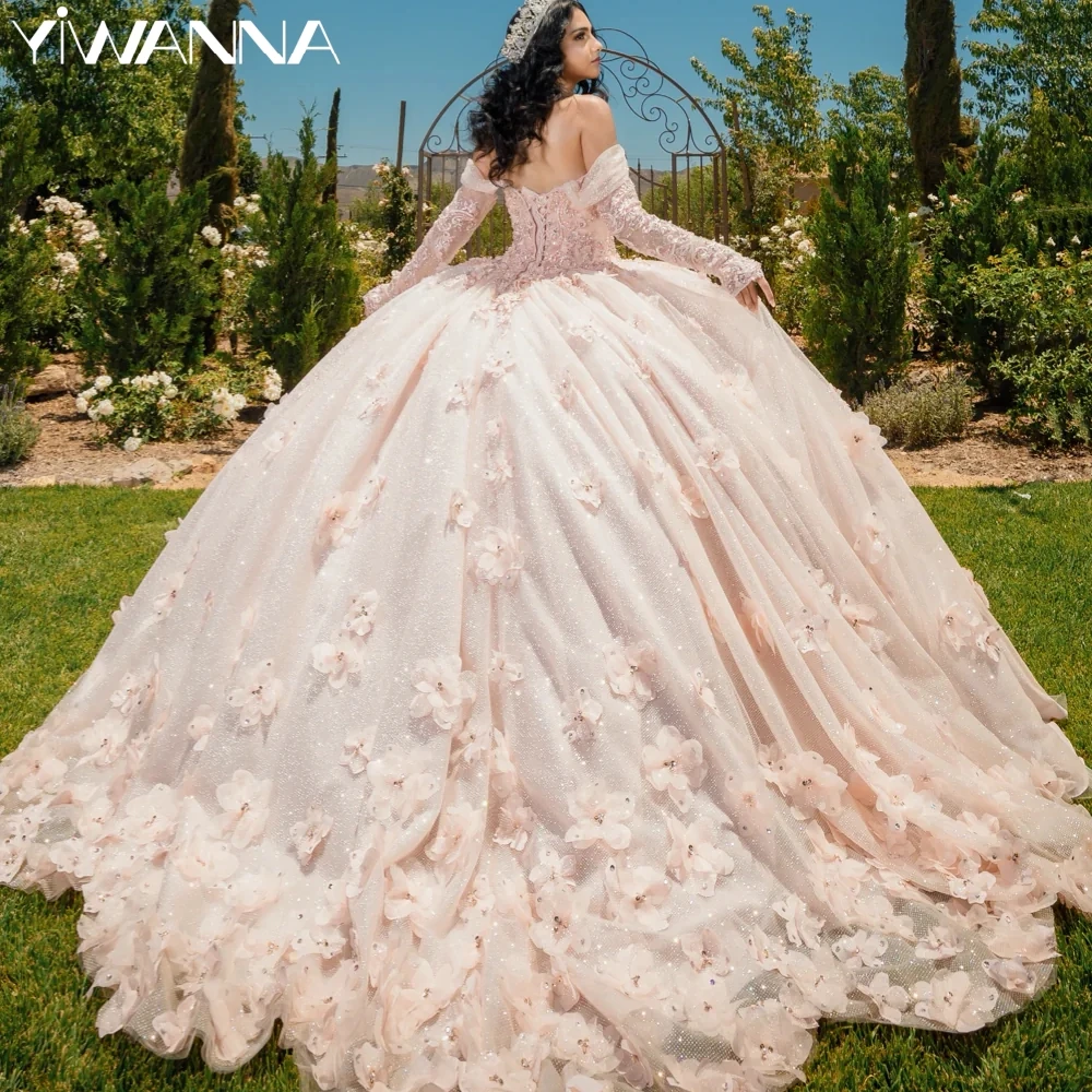 Розовые очаровательные платья quinceanrra