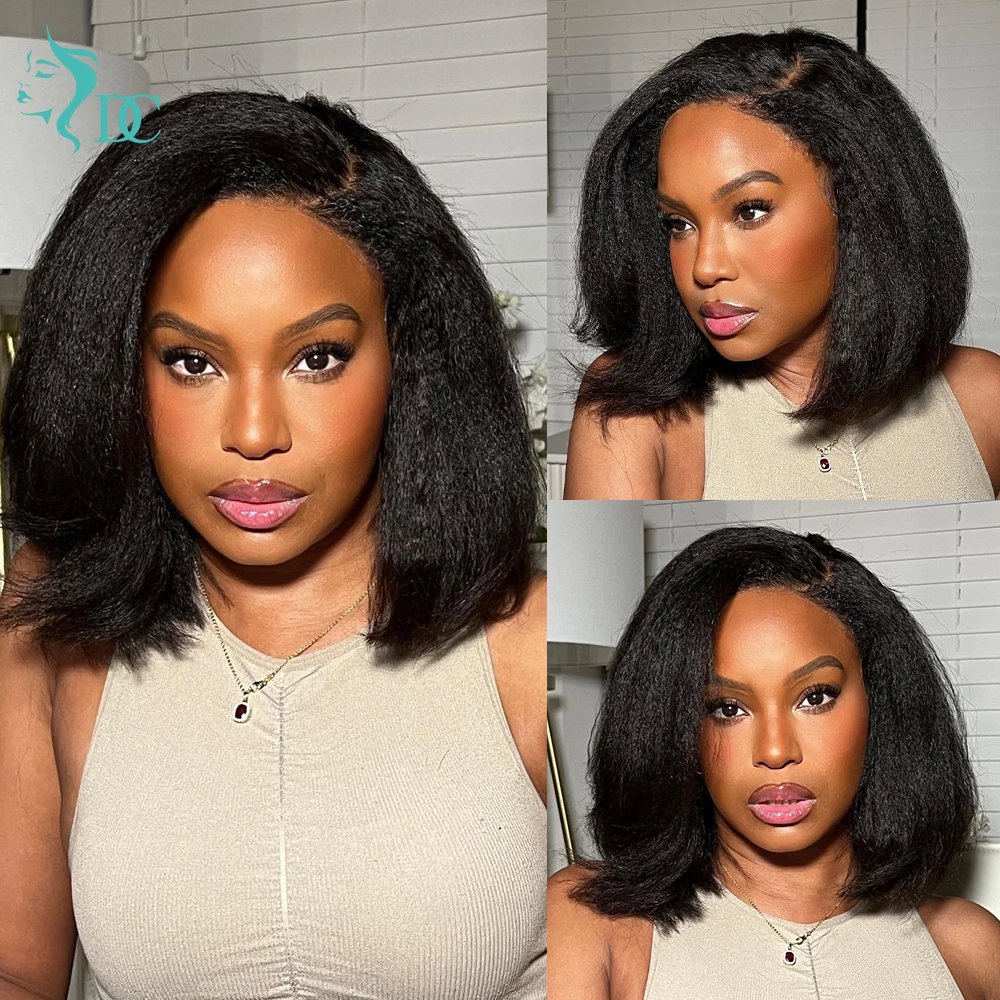 4c hairline kinky straight bob - Фотография_4