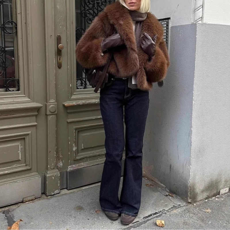 Экологичное короткое пальто из - Фотография_4