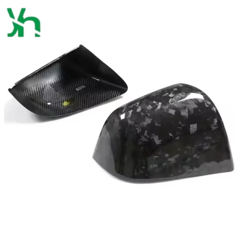 Крышка зеркала из углеродного волокна в стиле усилителя с матовой отделкой