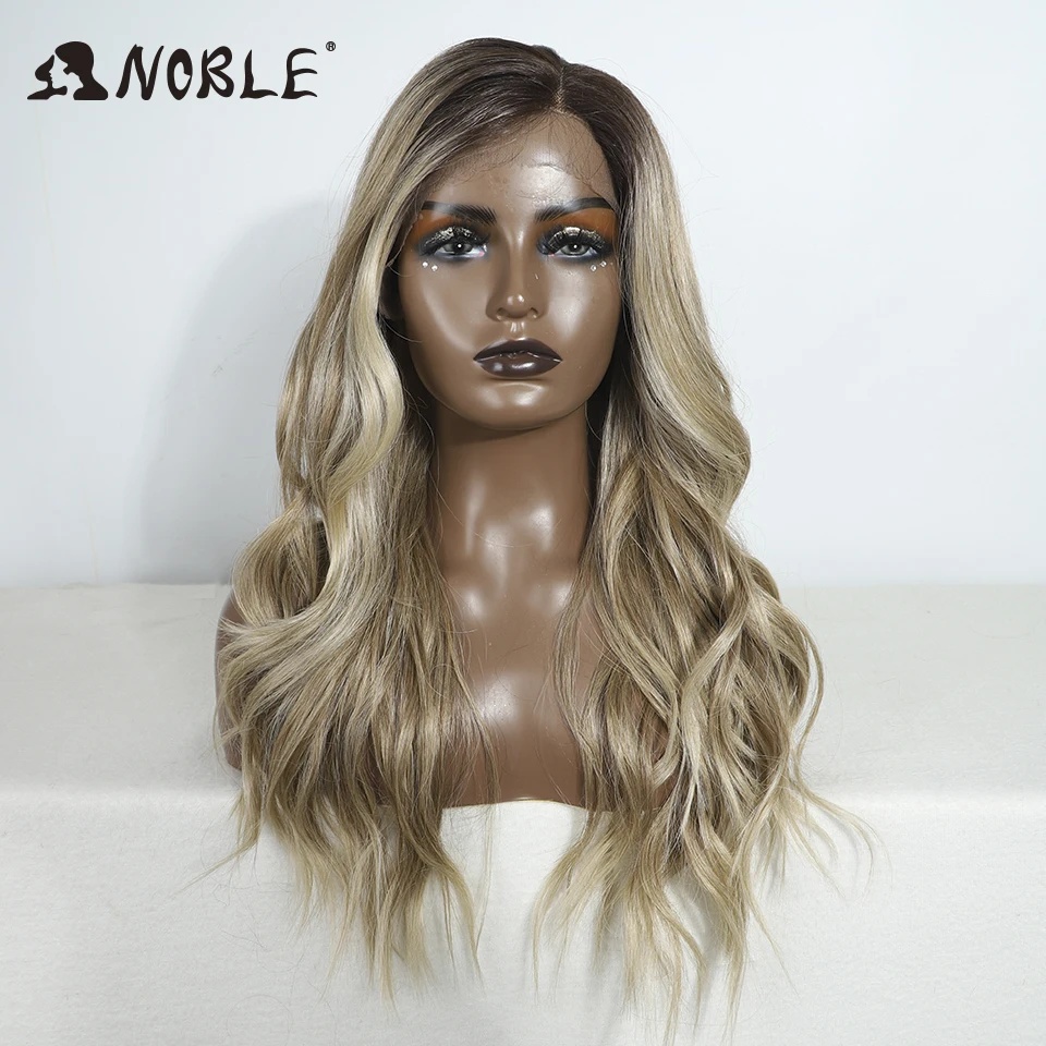 Благородный синтетический парик на сетке спереди - Фотография_5