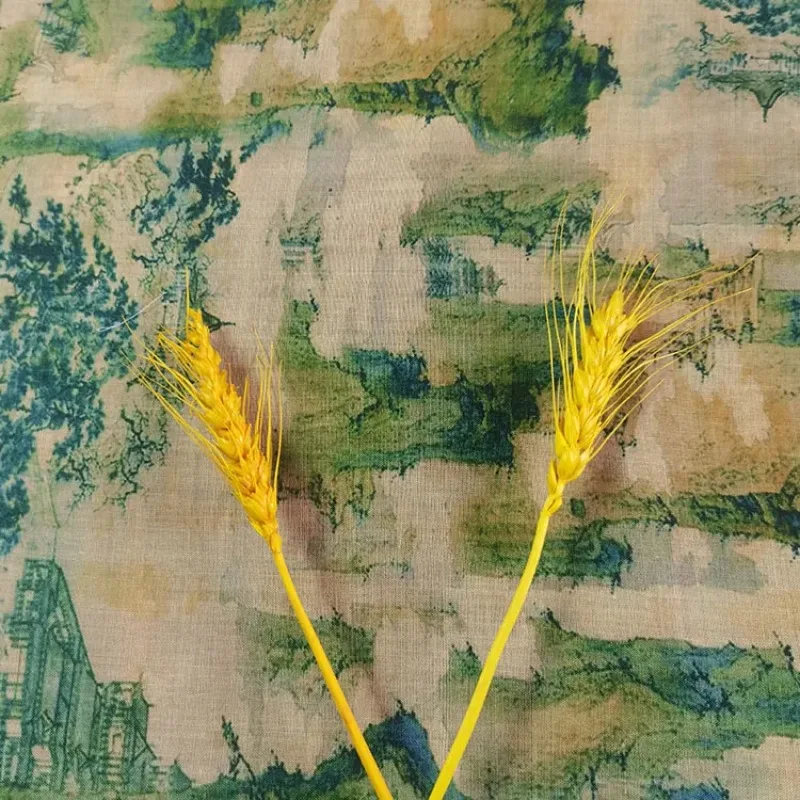 Высококачественная 100% чистая ткань рами из риса - Фотография_2