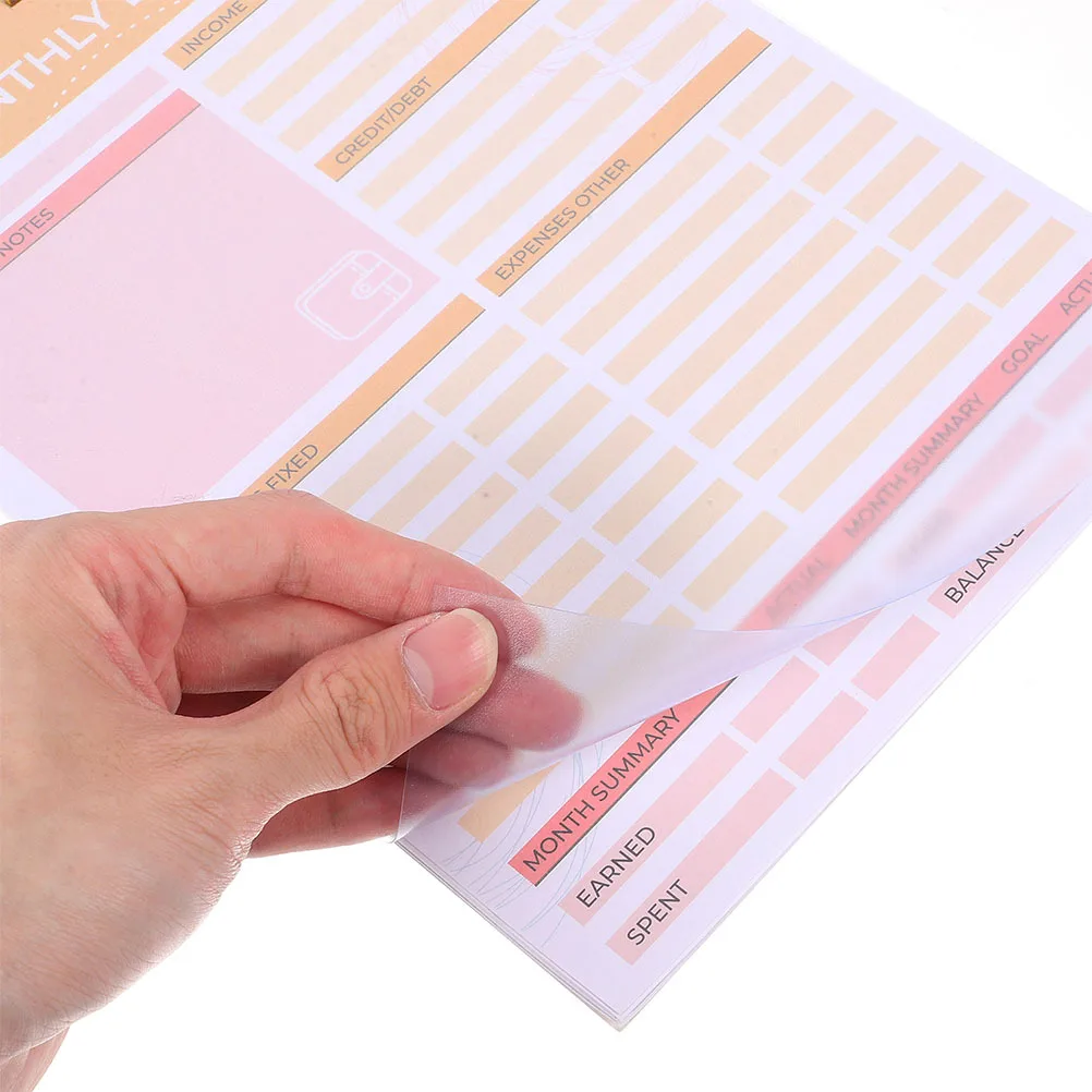 Спиральный блокнот: ежемесячный трекер счетов для составления бюджета - Фотография_2