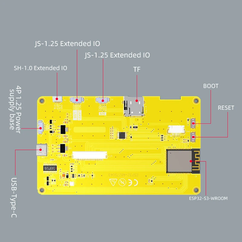 Esp32-s3 hmi 8m psram 16m flash arduino lvgl wifi и bluetooth 4 - Фотография_5